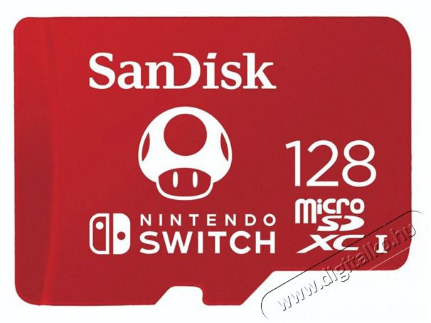SanDisk 128GB SD micro (SDXC Class 10 UHS-I U3) Nintendo Switch mem&oacute;ria k&aacute;rtya Mem&oacute;ria k&aacute;rtya / Pendrive - SD / SDHC / SDXC k&aacute;rtya - 443888