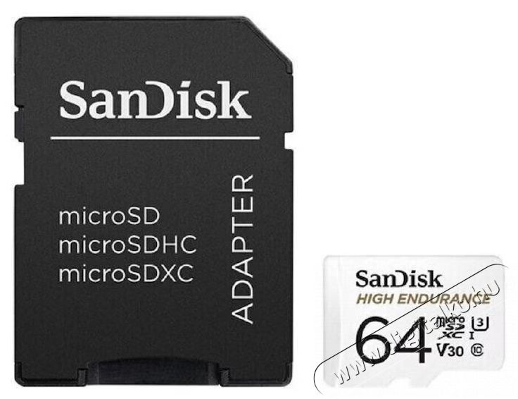 SanDisk 64GB MicroSDXC High Endurance CL10/U3/V30 (SDSQQNR-064G) mem&oacute;ria k&aacute;rtya Mem&oacute;ria k&aacute;rtya / Pendrive - MicroSD / MicroSDHC k&aacute;rtya - 349918