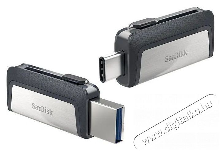 SanDisk Ultra Dual C-t&iacute;pus&uacute; USB 128 GB Mem&oacute;ria k&aacute;rtya / Pendrive - Pendrive - 503423