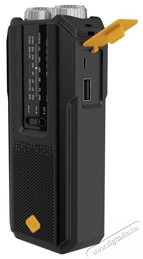 SANDBERG Surviovor All-in-1 Multifunkci&oacute;s r&aacute;di&oacute;, FM/AM, 2000 mAh, fekete Audio-Video / Hifi / Multim&eacute;dia - Hordozhat&oacute; CD / DVD / Multim&eacute;dia k&eacute;sz&uuml;l&eacute;k - Hordozhat&oacute; CD / Multim&eacute;dia r&aacute;di&oacute;magn&oacute; / Boombox - 525919