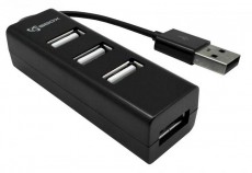 Sbox H-204 4 portos USB hub Iroda &eacute;s sz&aacute;m&iacute;t&aacute;stechnika - Notebook kieg&eacute;sz&iacute;tő - USB hub / eloszt&oacute; - 324738