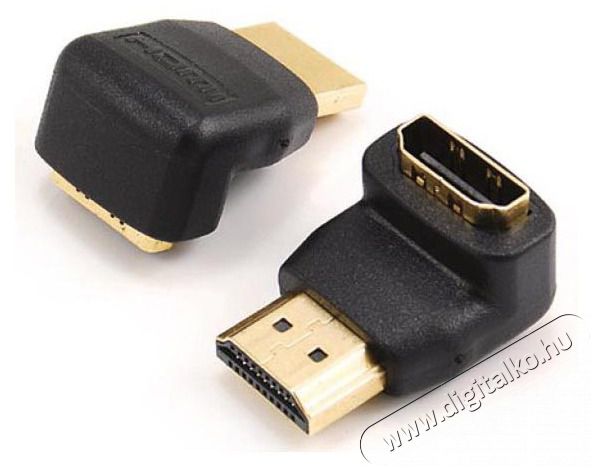 Sbox HDMI - HDMI M/F 90&deg; adapter Tv kieg&eacute;sz&iacute;tők - K&aacute;bel / csatlakoz&oacute; - Hdmi k&aacute;bel - 464348