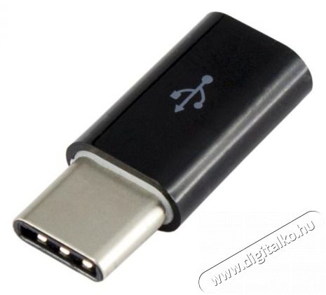 Sbox AD.USB-C B/R USB 2.0 anya - Type-C apa fekete adapter Iroda &eacute;s sz&aacute;m&iacute;t&aacute;stechnika - Sz&aacute;m&iacute;t&oacute;g&eacute;p tartoz&eacute;k - USB k&aacute;bel - 507062