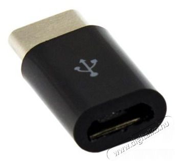 Sbox AD.USB-C B/R USB 2.0 anya - Type-C apa fekete adapter Iroda &eacute;s sz&aacute;m&iacute;t&aacute;stechnika - Sz&aacute;m&iacute;t&oacute;g&eacute;p tartoz&eacute;k - USB k&aacute;bel - 507062