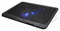 Sbox CP-19 fekete notebook hűtő Iroda &eacute;s sz&aacute;m&iacute;t&aacute;stechnika - Notebook kieg&eacute;sz&iacute;tő - USB laptop hűtő - 507059