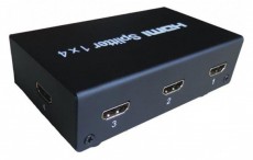 Sbox HDMI-4 4 portos 1.4 HDMI eloszt&oacute; Tv kieg&eacute;sz&iacute;tők - K&aacute;bel / csatlakoz&oacute; - Hdmi k&aacute;bel - 507061