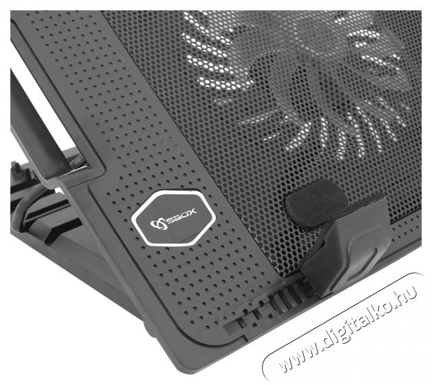 Sbox CP-12 17,3 notebook hűtőpad Iroda &eacute;s sz&aacute;m&iacute;t&aacute;stechnika - Notebook kieg&eacute;sz&iacute;tő - Egy&eacute;b notebook kieg&eacute;sz&iacute;tő - 508472