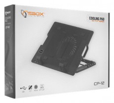 Sbox CP-12 17,3 notebook hűtőpad Iroda &eacute;s sz&aacute;m&iacute;t&aacute;stechnika - Notebook kieg&eacute;sz&iacute;tő - Egy&eacute;b notebook kieg&eacute;sz&iacute;tő - 508472