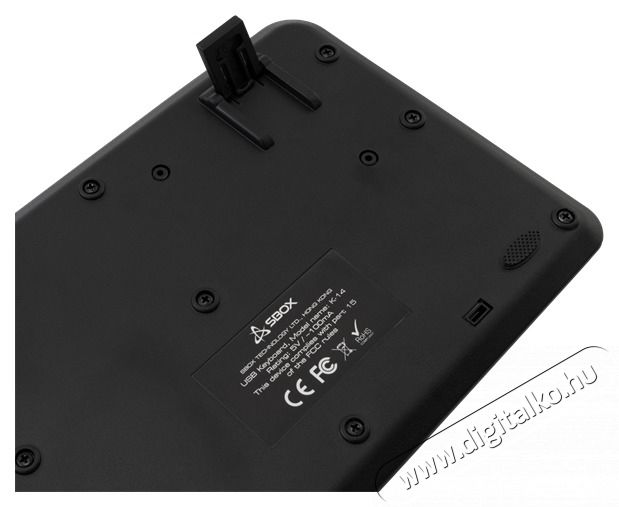 Sbox K-14 HUN USB fekete billentyűzet Mobil / Kommunik&aacute;ci&oacute; / Smart - Tablet / E-book kieg&eacute;sz&iacute;tő, tok - Billentyűzet - 508628