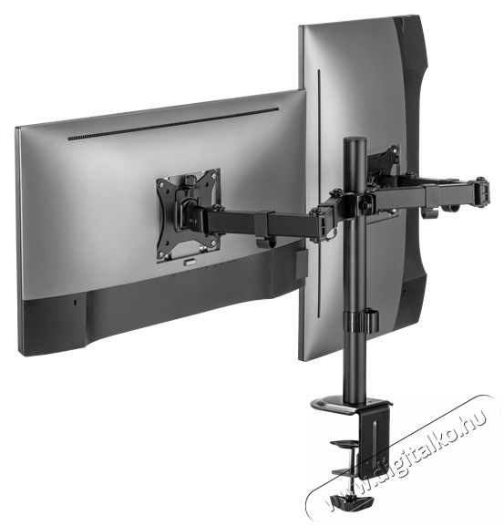 Sbox LCD-352/2-2 17-32 d&ouml;nthető, forgathat&oacute; asztali dual monitor tart&oacute; konzol Tv kieg&eacute;sz&iacute;tők - Fali tart&oacute; / konzol - Asztali tart&oacute; - 507715