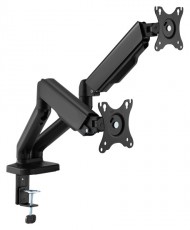 Sbox LCD-S024-2 17-32 dönthető, forgatható asztali dual monitor tartó konzol Tv kiegészítők - Fali tartó / konzol - Asztali tartó - 507717