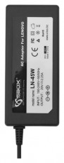 Sbox LN-45W Lenovo laptopokhoz t&ouml;ltő adapter Iroda &eacute;s sz&aacute;m&iacute;t&aacute;stechnika - Notebook kieg&eacute;sz&iacute;tő - Notebook t&ouml;ltő / h&aacute;l&oacute;zati adapter - 508478