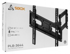 Sbox PLB-3644-2 32-55 d&ouml;nthető, forgathat&oacute; TV fali konzol Tv kieg&eacute;sz&iacute;tők - Fali tart&oacute; / konzol - Fali tv tart&oacute; - 508396