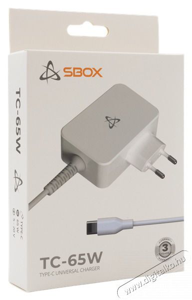 Sbox TC-65W t&ouml;ltő adapter Akkuk &eacute;s t&ouml;ltők - Li-ion akkumul&aacute;tor &eacute;s t&ouml;ltő (gy&aacute;ri) - T&ouml;ltő / h&aacute;l&oacute;zati adapter - 508479