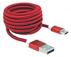 Sbox USB AM-MICRO-15R 1,5m piros Micro USB k&aacute;bel Iroda &eacute;s sz&aacute;m&iacute;t&aacute;stechnika - Sz&aacute;m&iacute;t&oacute;g&eacute;p tartoz&eacute;k - USB k&aacute;bel - 507602