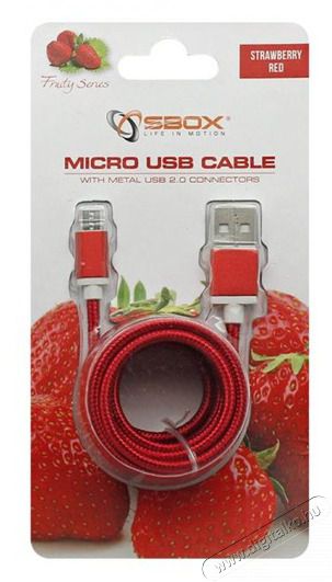 Sbox USB AM-MICRO-15R 1,5m piros Micro USB k&aacute;bel Iroda &eacute;s sz&aacute;m&iacute;t&aacute;stechnika - Sz&aacute;m&iacute;t&oacute;g&eacute;p tartoz&eacute;k - USB k&aacute;bel - 507602