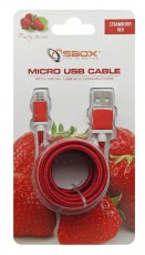 Sbox USB AM-MICRO-15R 1,5m piros Micro USB k&aacute;bel Iroda &eacute;s sz&aacute;m&iacute;t&aacute;stechnika - Sz&aacute;m&iacute;t&oacute;g&eacute;p tartoz&eacute;k - USB k&aacute;bel - 507602