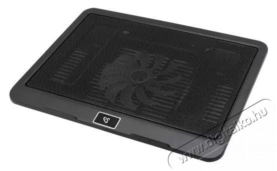 Sbox CP-19 fekete notebook hűtő Iroda &eacute;s sz&aacute;m&iacute;t&aacute;stechnika - Notebook kieg&eacute;sz&iacute;tő - USB laptop hűtő - 507059