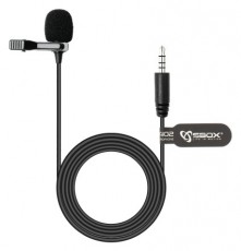 Sbox PM-402 Csiptethető mikrofon, 3.5 mm Fotó-Videó kiegészítők - Mikrofon - Csíptetős, fej és kitűző mikrofon - 516246
