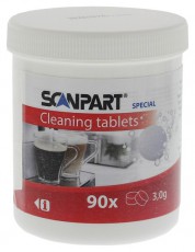 Scanpart 2790000230 kávéfözőhöz 3 g 15 mm 90 db tisztítótabletta Konyhai termékek - Kávéfőző / kávéörlő / kiegészítő - Filter / tisztító / vízkőmentesítő - 462739