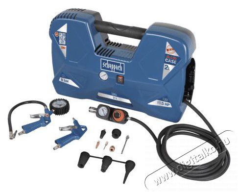 SCHEPPACH AIR CASE 230V elektromos kompresszor H&aacute;ztart&aacute;s / Otthon / K&uuml;lt&eacute;r - Szersz&aacute;m - Kompresszor - 389342