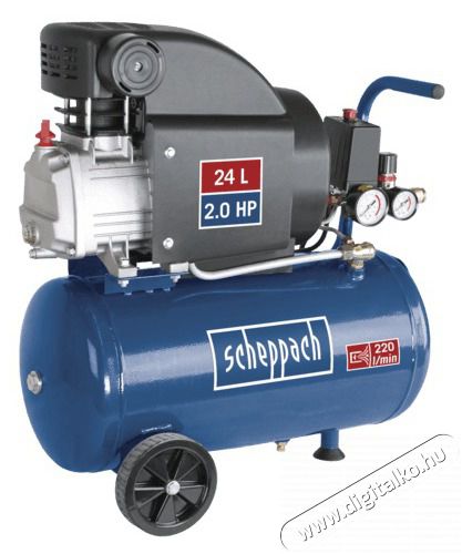 SCHEPPACH HC 25 230V elektromos kompresszor H&aacute;ztart&aacute;s / Otthon / K&uuml;lt&eacute;r - Szersz&aacute;m - Kompresszor - 419630