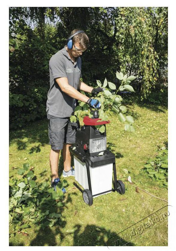 SCHEPPACH GS 60 - 2800 W motorral, &aacute;tl&aacute;tsz&oacute; gyűjtőed&eacute;nnyel, hengeres elektromos &aacute;gapr&iacute;t&oacute; H&aacute;ztart&aacute;s / Otthon / K&uuml;lt&eacute;r - K&uuml;lt&eacute;r / kerti term&eacute;k / grill - Egy&eacute;b kerti g&eacute;p - 502252