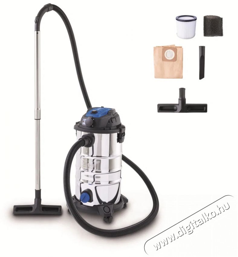 SCHEPPACH 30 l, VC 30P-GL sz&aacute;raz-nedves porsz&iacute;v&oacute; H&aacute;ztart&aacute;s / Otthon / K&uuml;lt&eacute;r - Porsz&iacute;v&oacute; / takar&iacute;t&oacute;g&eacute;p - Sz&aacute;raz-nedves takar&iacute;t&oacute;g&eacute;p - 529991