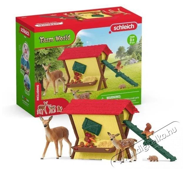 Schleich 42658 erdei &aacute;llatok etet&eacute;se H&aacute;ztart&aacute;s / Otthon / K&uuml;lt&eacute;r - J&aacute;t&eacute;k / Sport - J&aacute;t&eacute;kfigura - 532160