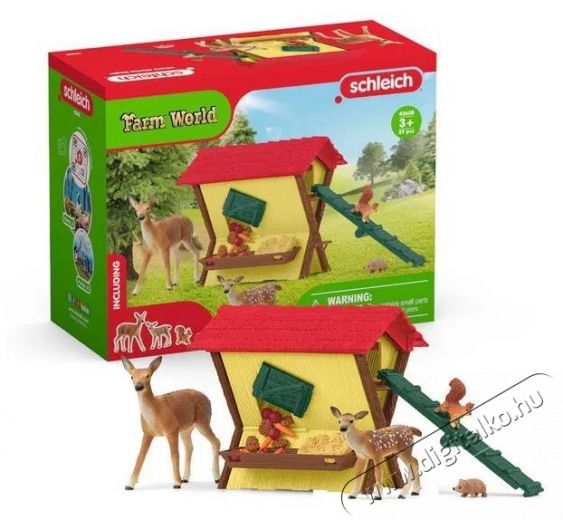 Schleich 42658 erdei &aacute;llatok etet&eacute;se H&aacute;ztart&aacute;s / Otthon / K&uuml;lt&eacute;r - J&aacute;t&eacute;k / Sport - J&aacute;t&eacute;kfigura - 532160