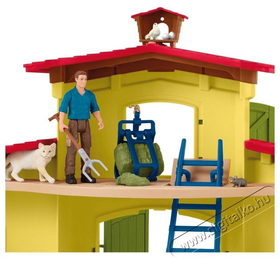 Schleich Nagy farm &aacute;llatokkal &eacute;s tartoz&eacute;kokkal 42605 H&aacute;ztart&aacute;s / Otthon / K&uuml;lt&eacute;r - J&aacute;t&eacute;k / Sport - J&aacute;t&eacute;kfigura - 532141