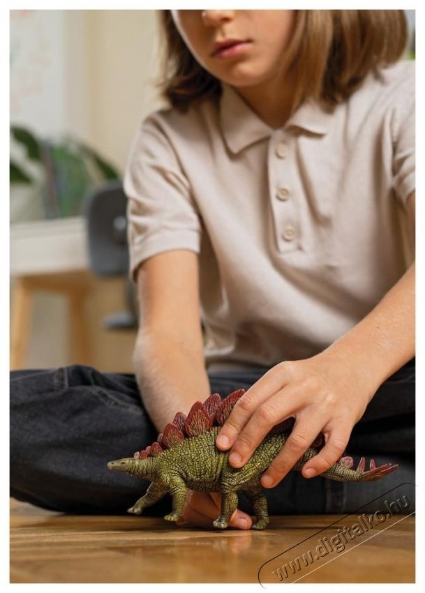 Schleich Stegosaurus 15040 H&aacute;ztart&aacute;s / Otthon / K&uuml;lt&eacute;r - J&aacute;t&eacute;k / Sport - J&aacute;t&eacute;kfigura - 532154
