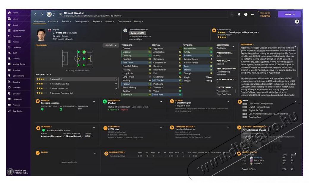 SEGA Football Manager 2024 PS5 j&aacute;t&eacute;kszoftver Iroda &eacute;s sz&aacute;m&iacute;t&aacute;stechnika - J&aacute;t&eacute;k konzol - Playstation 5 (PS5) j&aacute;t&eacute;k - 508883