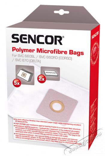 Sencor Porzs&aacute;k SVC 660, SVC 670 porsz&iacute;v&oacute;hoz (5db) H&aacute;ztart&aacute;s / Otthon / K&uuml;lt&eacute;r - Porsz&iacute;v&oacute; / takar&iacute;t&oacute;g&eacute;p - Porzs&aacute;k / portart&aacute;ly - 260682