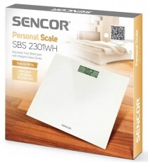 Sencor SBS 2301WH szem&eacute;lym&eacute;rleg Sz&eacute;ps&eacute;g&aacute;pol&aacute;s / Eg&eacute;szs&eacute;g - M&eacute;rleg - Szem&eacute;ly m&eacute;rleg - 336075