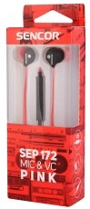 Sencor SEP 172 VCM f&uuml;lhallgat&oacute; headset - r&oacute;zsasz&iacute;n Audio-Video / Hifi / Multim&eacute;dia - F&uuml;l &eacute;s Fejhallgat&oacute;k - F&uuml;lhallgat&oacute; mikrofonnal / headset - 351990