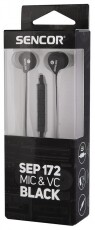 Sencor SEP 172 VCM f&uuml;lhallgat&oacute; headset - fekete Audio-Video / Hifi / Multim&eacute;dia - F&uuml;l &eacute;s Fejhallgat&oacute;k - F&uuml;lhallgat&oacute; mikrofonnal / headset - 351987