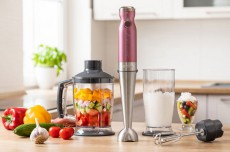 Sencor SHB 5604RD-EUE3 4in1 botmixer szett - piros Konyhai term&eacute;kek - Konyhai kisg&eacute;p (elők&eacute;sz&iacute;t&eacute;s / feldolgoz&aacute;s) - Botmixer - 354923