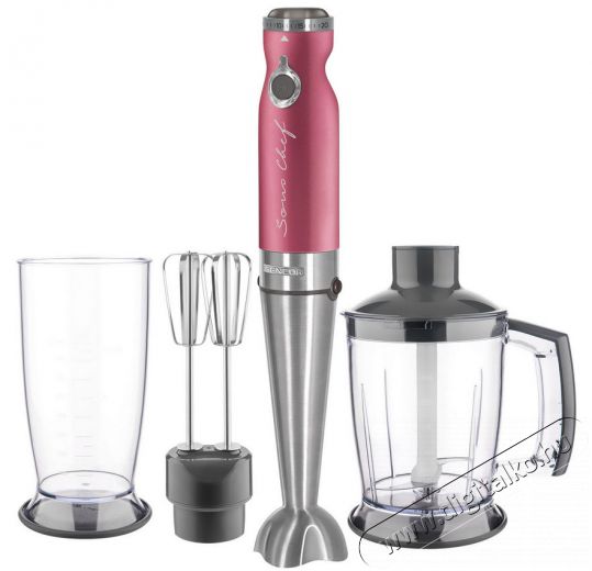Sencor SHB 5604RD-EUE3 4in1 botmixer szett - piros Konyhai term&eacute;kek - Konyhai kisg&eacute;p (elők&eacute;sz&iacute;t&eacute;s / feldolgoz&aacute;s) - Botmixer - 354923