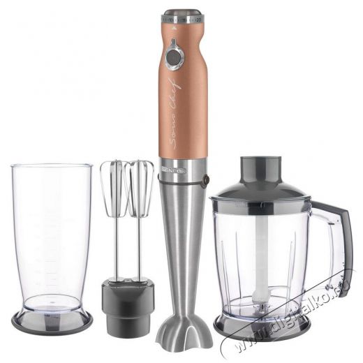 Sencor SHB 5605RS-EUE3 4in1 botmixer szett - r&oacute;zsa Konyhai term&eacute;kek - Konyhai kisg&eacute;p (elők&eacute;sz&iacute;t&eacute;s / feldolgoz&aacute;s) - Botmixer - 354924