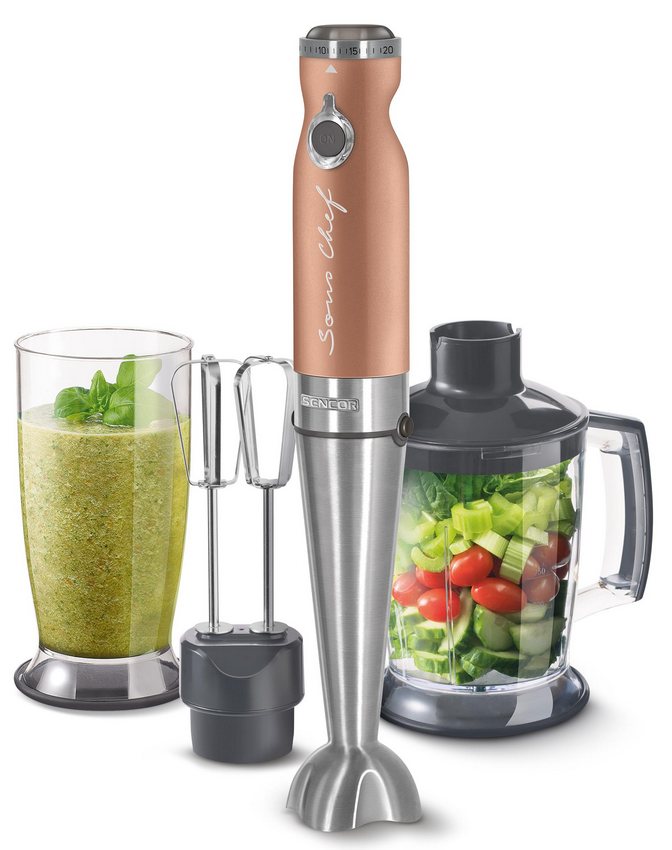 Sencor SHB 5606GD-EUE3 4in1 botmixer szett - arany Konyhai term&eacute;kek - Konyhai kisg&eacute;p (elők&eacute;sz&iacute;t&eacute;s / feldolgoz&aacute;s) - Botmixer - 354925