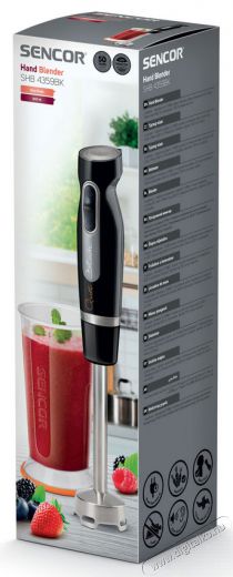Sencor SHB 4359BK-EUE3 botmixer Konyhai term&eacute;kek - Konyhai kisg&eacute;p (elők&eacute;sz&iacute;t&eacute;s / feldolgoz&aacute;s) - Botmixer - 364594