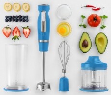 Sencor SHB 4462BL-EUE3 Botmixer szett Konyhai term&eacute;kek - Konyhai kisg&eacute;p (elők&eacute;sz&iacute;t&eacute;s / feldolgoz&aacute;s) - Botmixer - 364597