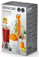 Sencor SHB 4463OR-EUE3 Botmixer szett Konyhai term&eacute;kek - Konyhai kisg&eacute;p (elők&eacute;sz&iacute;t&eacute;s / feldolgoz&aacute;s) - Botmixer - 364598