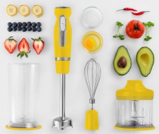 Sencor SHB 4466YL-EUE3 Botmixer szett Konyhai term&eacute;kek - Konyhai kisg&eacute;p (elők&eacute;sz&iacute;t&eacute;s / feldolgoz&aacute;s) - Botmixer - 364601