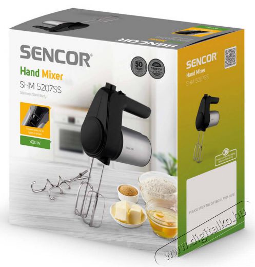 Sencor SHM 5207SS k&eacute;zi mixer Konyhai term&eacute;kek - Konyhai kisg&eacute;p (elők&eacute;sz&iacute;t&eacute;s / feldolgoz&aacute;s) - K&eacute;zi mixer - 364609