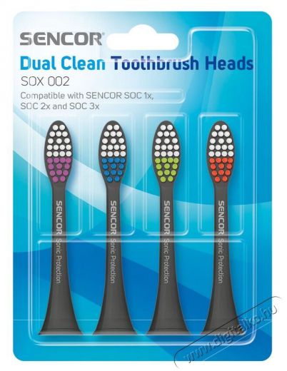 Sencor SOX 002 elektromos fogkefefej Sz&eacute;ps&eacute;g&aacute;pol&aacute;s / Eg&eacute;szs&eacute;g - Sz&aacute;j / fog &aacute;pol&aacute;s - Kieg&eacute;sz&iacute;tő - 336103
