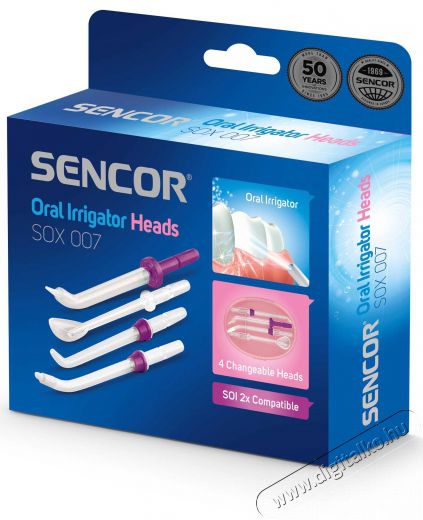 Sencor SOX 007 P&oacute;t fejek  Sz&eacute;ps&eacute;g&aacute;pol&aacute;s / Eg&eacute;szs&eacute;g - Sz&aacute;j / fog &aacute;pol&aacute;s - Kieg&eacute;sz&iacute;tő - 353649