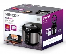 Sencor SRM 1890SS rizsfőző Konyhai term&eacute;kek - Konyhai kisg&eacute;p (s&uuml;t&eacute;s / főz&eacute;s / hűt&eacute;s / &eacute;telk&eacute;sz&iacute;t&eacute;s) - Rizsfőző - 336104