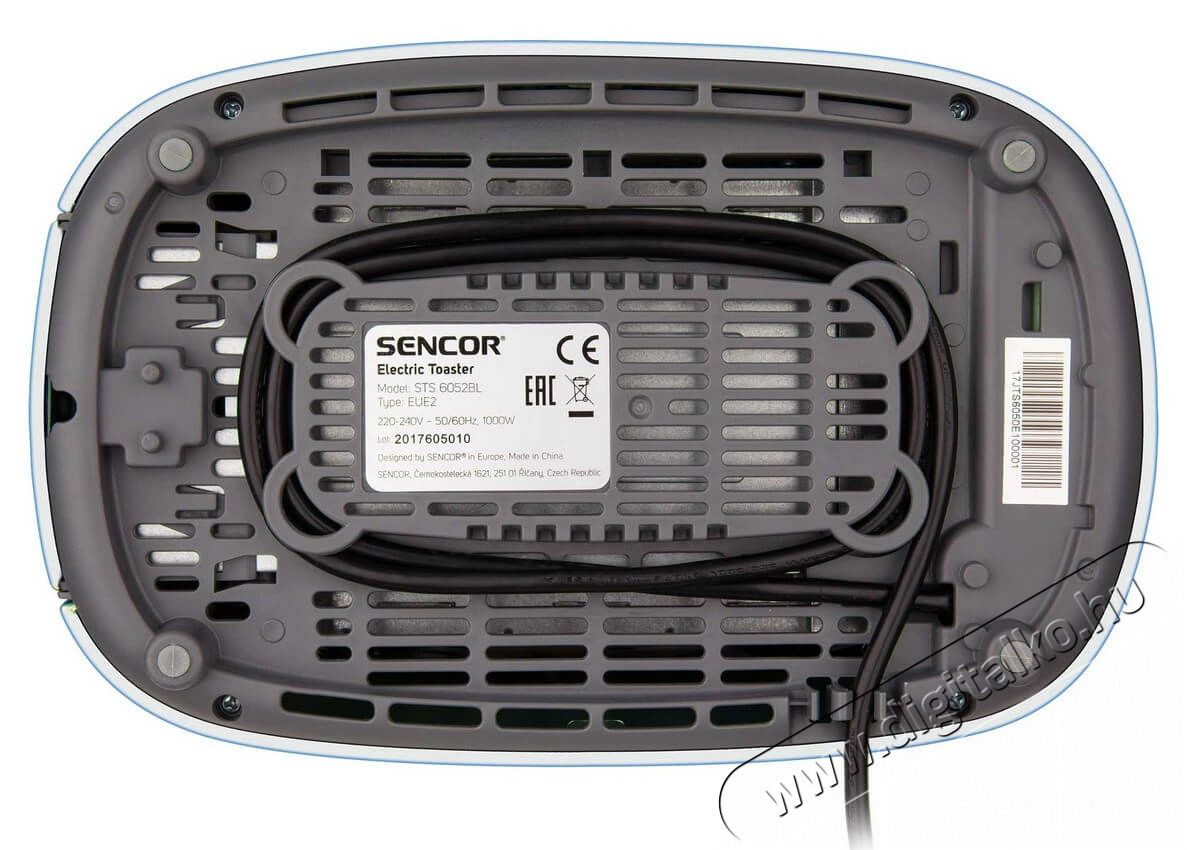 Sencor STS 6052BL keny&eacute;rpir&iacute;t&oacute; - k&eacute;k Konyhai term&eacute;kek - Konyhai kisg&eacute;p (s&uuml;t&eacute;s / főz&eacute;s / hűt&eacute;s / &eacute;telk&eacute;sz&iacute;t&eacute;s) - Keny&eacute;rpir&iacute;t&oacute; - 336111